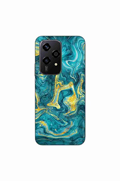 OEM Калъф, съвместим с Honor 200 Lite, силиконов гел TPU, с абстрактен десен ...