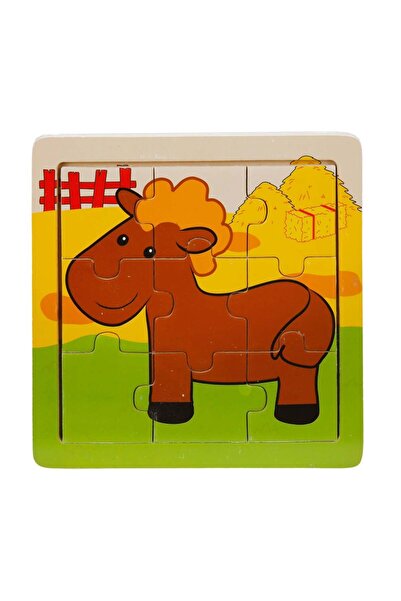 Sunman Wooden puzzle, Domestic animals, 9 pieces