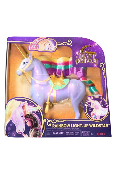 Unicorn Academy Figurina unicorn cu lumini curcubeu, Unicorn Academy, 6071157