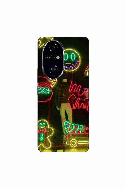 OEM Husa compatibila cu Honor 200 Pro Silicon Gel Tpu Model Craciun Vitrina N...