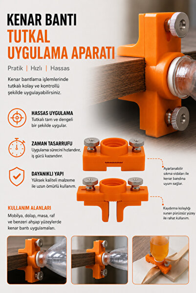 pratikmen Kenar Bandı Tutkal Uygulama Aparatı