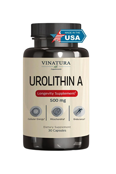 VINATURA Supplements, Urolithin-A 500mg Supplement - Urolithin-A+ for Potent ...