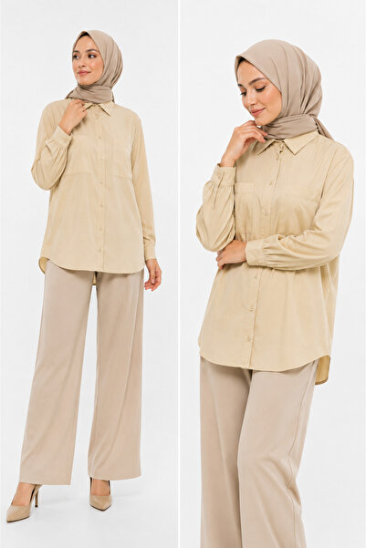 RAFF MAĞAZA Women's Pocketed Tunic Shirt