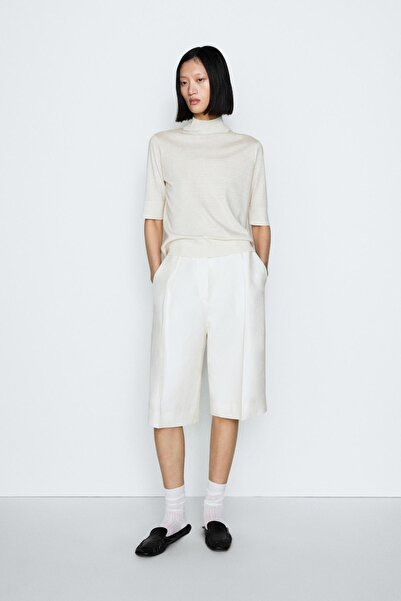 Massimo Dutti Uzun dökümlü bermuda şort - STUDIO