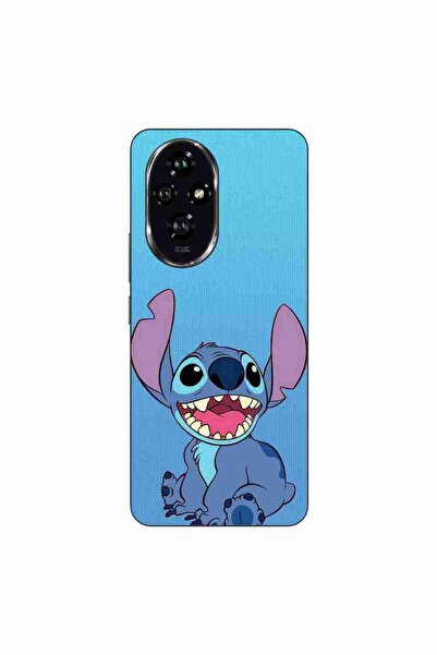 OEM Husa compatibila cu Honor 200 Silicon Gel Tpu Model Stitch Blue
