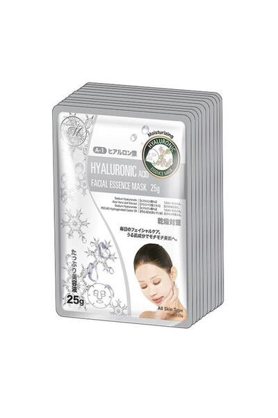 Mitomo HYALURONIC ACID - 5 pcs - Hydrating Face Mask Set with Hyaluronic Acid