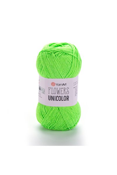 Yarnart Flowers Unicolor 55% Cotton 45% Acrylic 50 Gr 200 m Fine Hand Knittin...