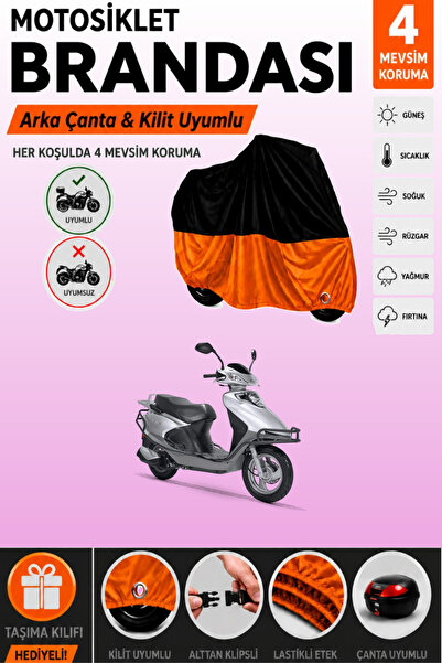Cemku Double Black Top - Orange Bottom, Rear Bag Compatible Rks Spontini 110 ...