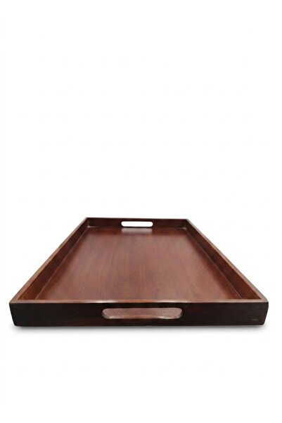 Generic Wooden Service Tray with Handles