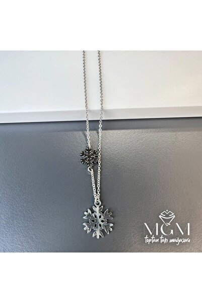 atastore2017 Steel Snowflake Necklace