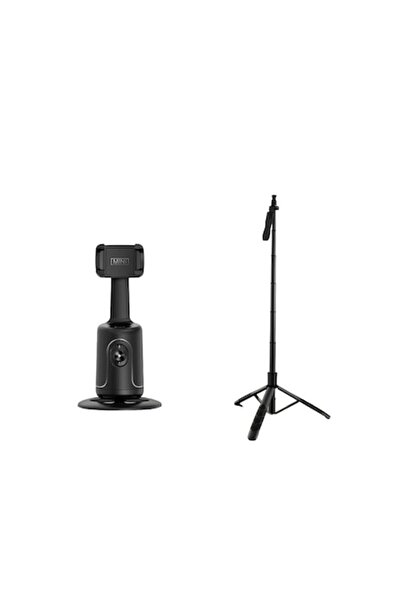 COSDIMI Stabilizator de telefon inteligent cu rotație la 360 de grade, cu urm...
