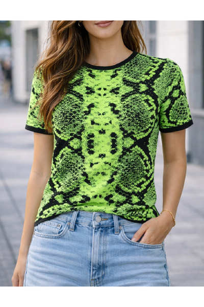 Evendi Tricou, Negru/Verde