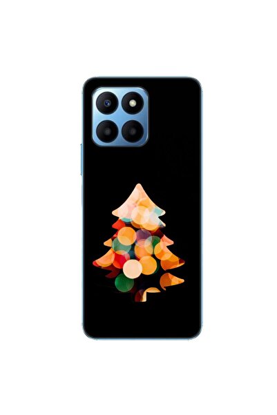 OEM Husa compatibila cu Honor 70 Lite Silicon Gel Tpu Model Craciun Brad Fund...
