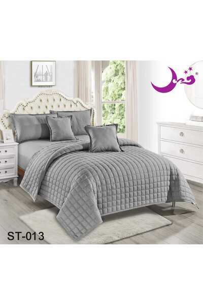 Moon Summer Compressed Solid Color Bed Sheet 4-Piece Set 120*200- Summer Comp...