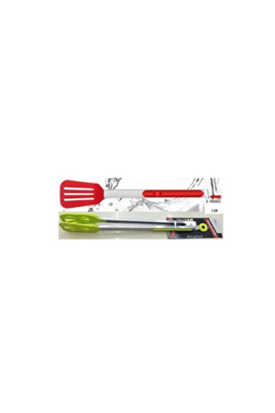 wei KITCHEN TONGS STAINLESS STEEL SILICONE 34CM A-06665