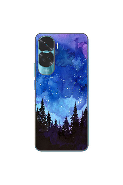 OEM Husa compatibila cu Honor 90 Lite 5G Silicon Gel Tpu Model Night Forest