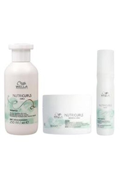 Wella Professionals Pachet pentru Par Cret si Ondulat - Nutricurls: Sampon 25...