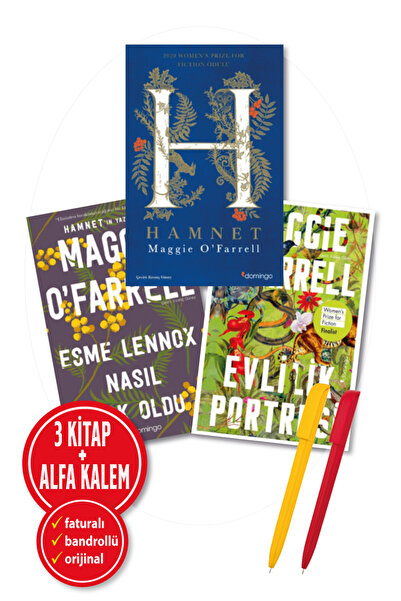 Domingo Yayınevi Alfa Kalem+Hamnet+Evlilik Portresi+Esme Len-nox Nasıl Yok Ol...