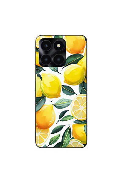 OEM Husa compatibila cu Honor X6a Silicon Gel Tpu Model Lemons Pattern