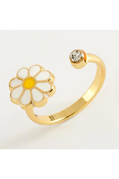 Marsilyan Nvdn- Daisy Enamel Stone Joint Ring 1 Piece Iegrs-Nvdn1