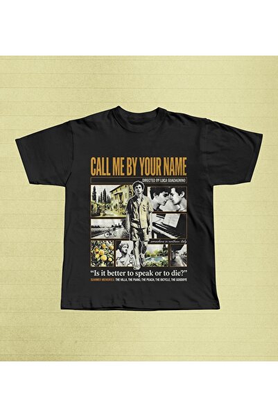 Grafftee Clothing Tricou oversize unisex imprimat „Call Me by Your Name”