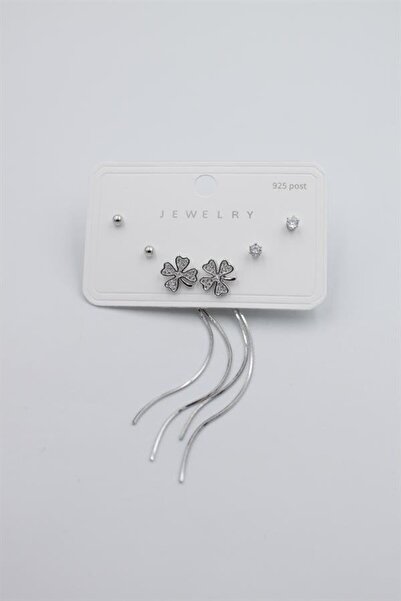 atastore2017 Multiple Set Earrings - Silver