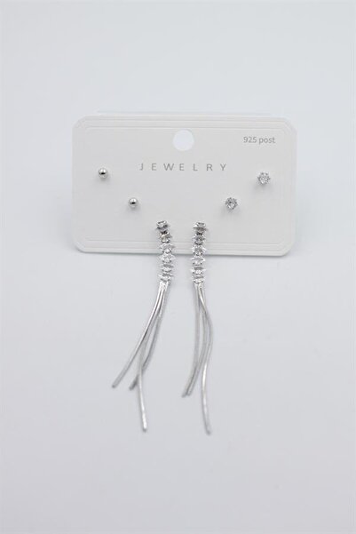 atastore2017 Multiple Set Earrings - Silver