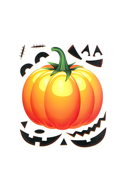 FAMİLY Autocolante Halloween fereastra, model dovleac, 15 piese