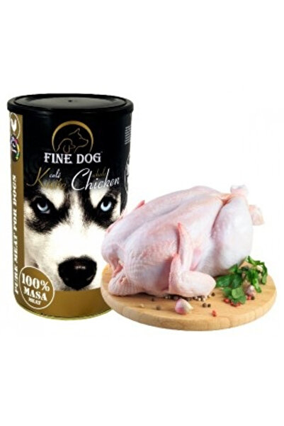 Fine Dog Hrană umedă pentru câini, Pui, 100% carne, 1200g