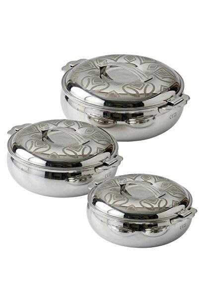 Seagull Crown Hotpot 3 Piece Set 2.5L/3.5L/5L | Stainless Steel Insulated Cas...
