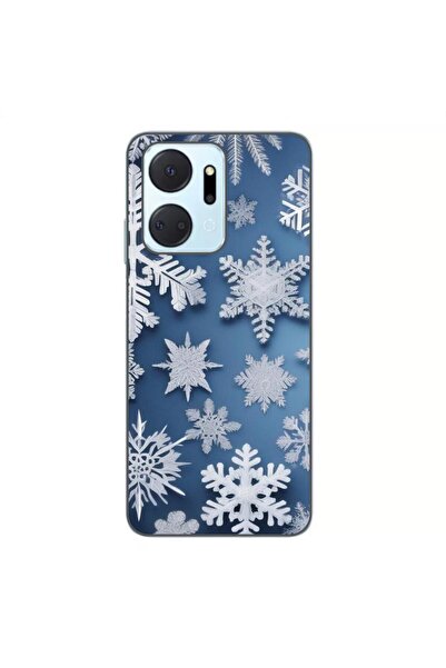 OEM Husa compatibila cu Honor X7a Silicon Gel Tpu Model Fulgi de Zapada