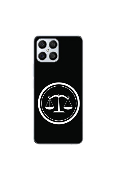OEM Case compatible with Honor X8 Silicone Gel Tpu Scales of Justice Pattern