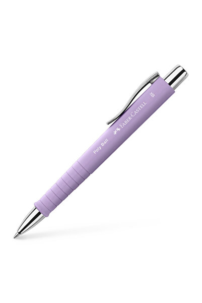 Faber Castell PEN WITH MECHANISM AND LILA POLY BALL GRIP FABER-CASTELL
