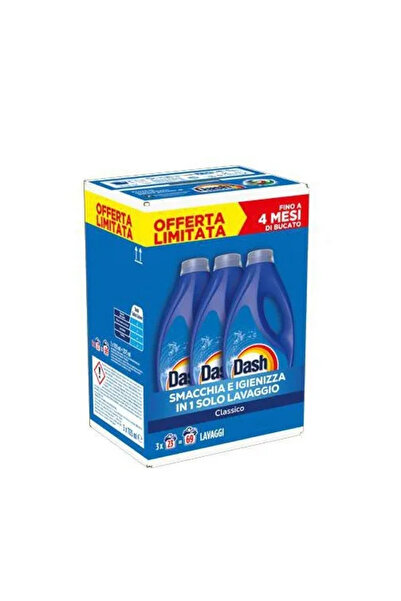 Dash Classic Liquid Laundry Detergent 3x23 Washes Pack