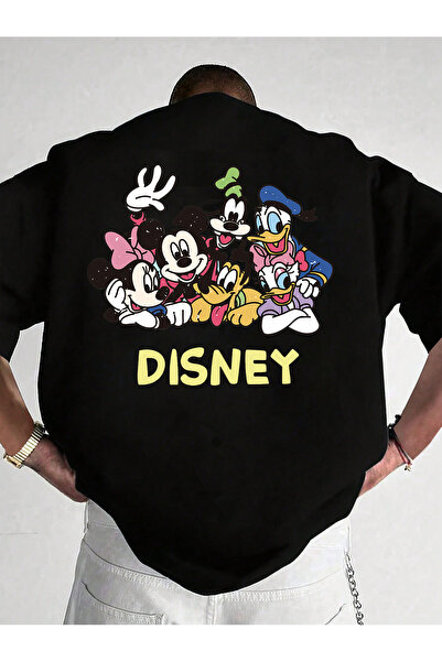 SAUDI DISNEYLAND disneyland Men and Women's 100% Cotton T-Shirt - Oversized C...