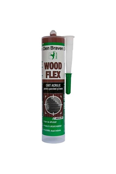 Den Braven Acrylic wood floor filler, 280 ml, Woodflex, mahogany Den Braven/D...