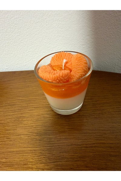 Handmade Orange scented candle