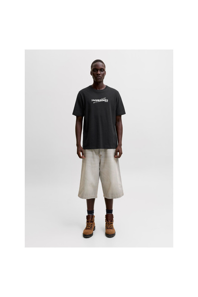 Jack & Jones Eterna Erkek Siyah Tişört (12298583-B)
