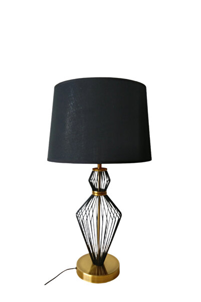 Highpoint High Point Table Lamp with Hollow Out Metal Design Adds Artistic Fl...