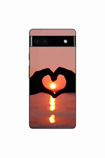 OEM Husa compatibila cu Google Pixel 6A Silicon Gel Tpu Model Glow of Love