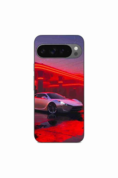OEM Θήκη συμβατή με Google Pixel 9 Pro XL Σιλικόνης Gel TPU Μοντέλο Future Car