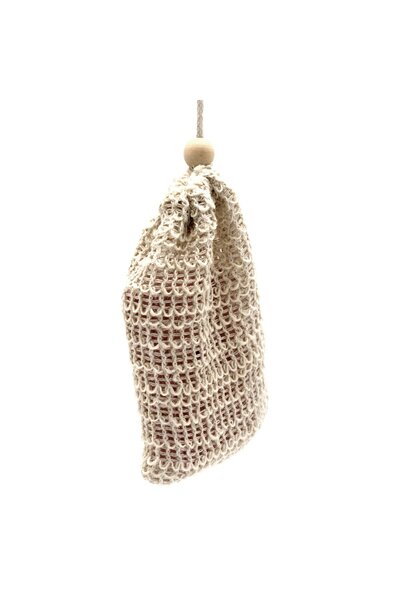 Palo Santo Săculeț exfoliant din iută - 14x9.5 cm