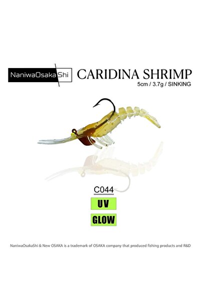 Genel Markalar NANIWAOSAKASHI CARIDINA SHRIMP 5CM 3.5GR KARİDES SİLİKON YEM