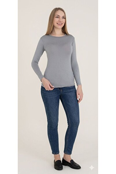 Altınay 3 piese de body cu mânecă lungă și gât rotund pentru femei (tricou)