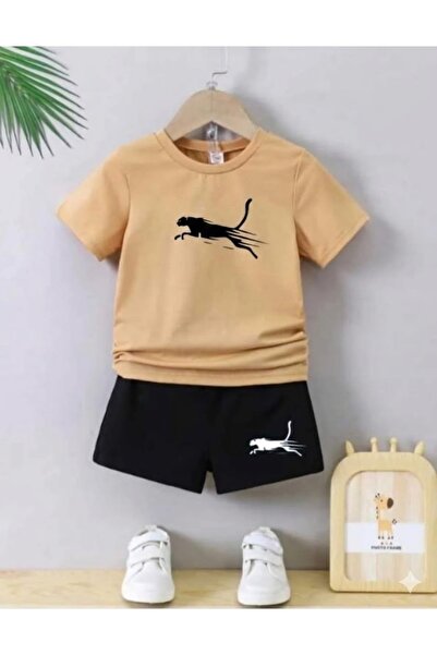 NC Nicee Clothes Tricou și pantaloni scurți de vară pentru copii, unisex (imp...
