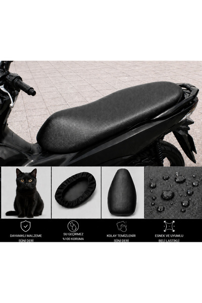 lawrenceshop Husa de protecție pentru șa motocicletei Aprilia SR 125, imperme...
