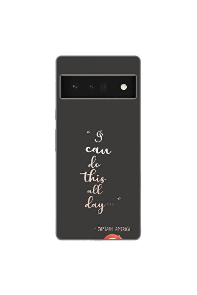 OEM Husa compatibila cu Google Pixel 6 Pro Silicon Gel Tpu Model Mesaj I Can ...