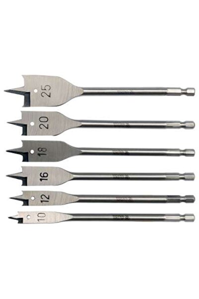yato Set Burghie Plate Pentru Lemn 10-25, 6 Buc