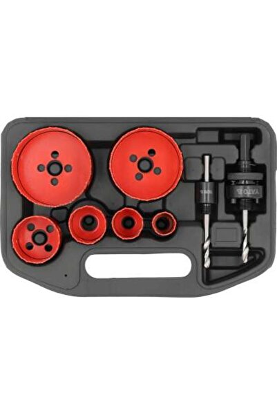 yato Set Carote Pentru Electricieni, 8 Buc, 22-73Mm