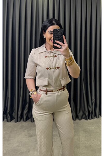 Nisam Crop Blazer Set